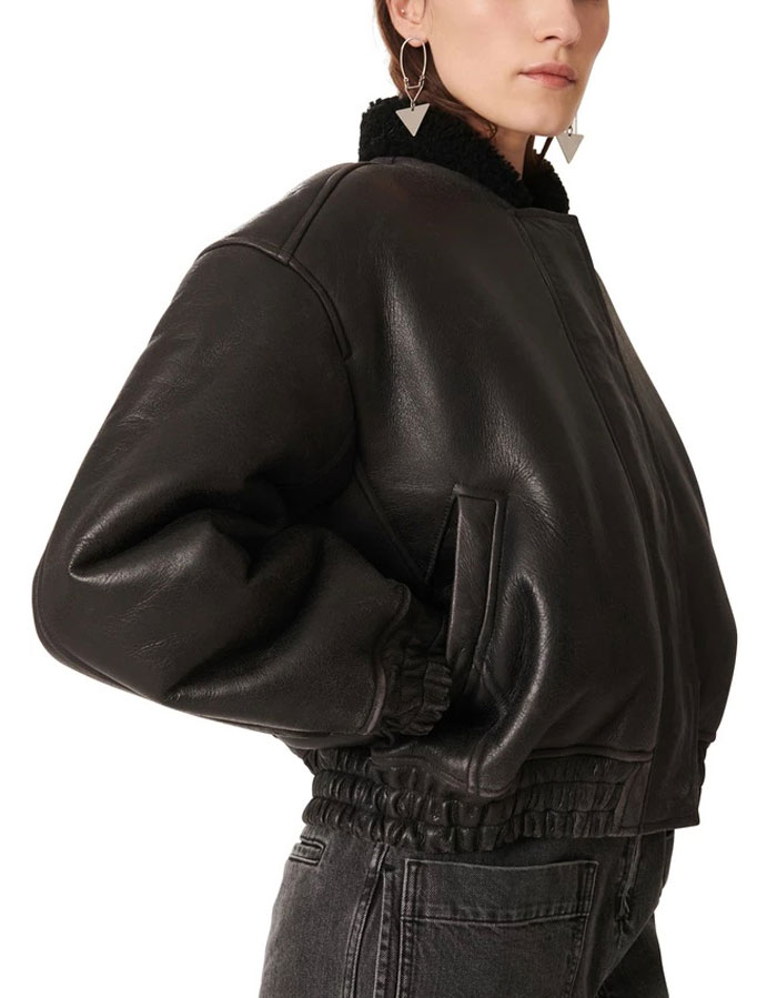 Mix Canvas Leather Bomber - Ready-to-Wear 1AB98C