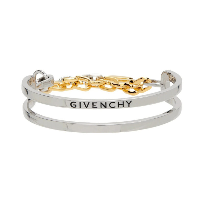 Silver Gold G Link Mixed Bracelet givenchy